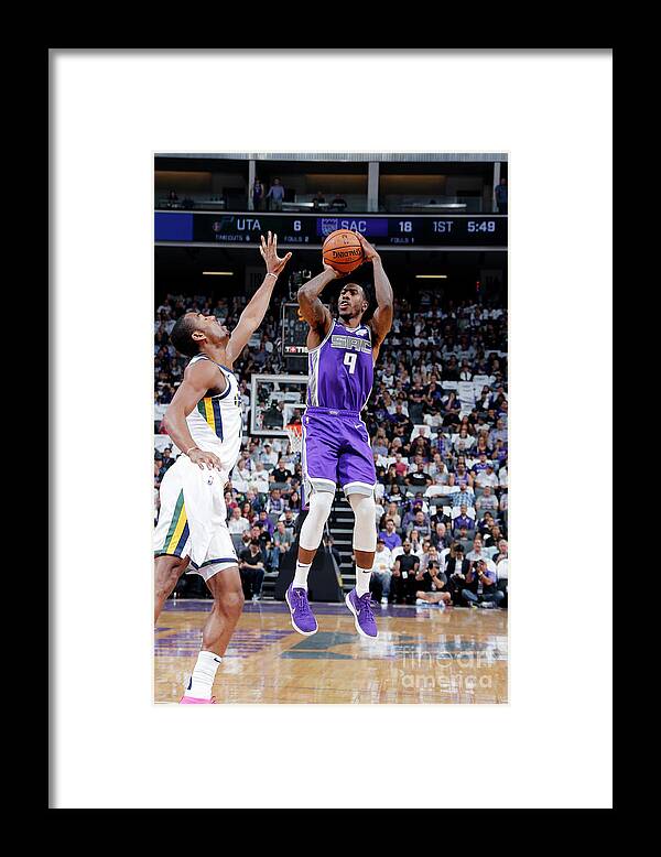Iman Shumpert Framed Print featuring the photograph Iman Shumpert by Rocky Widner