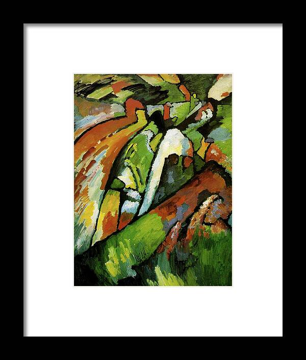 Wassily Framed Print featuring the painting Improvisation VII by Wassily Kandinsky