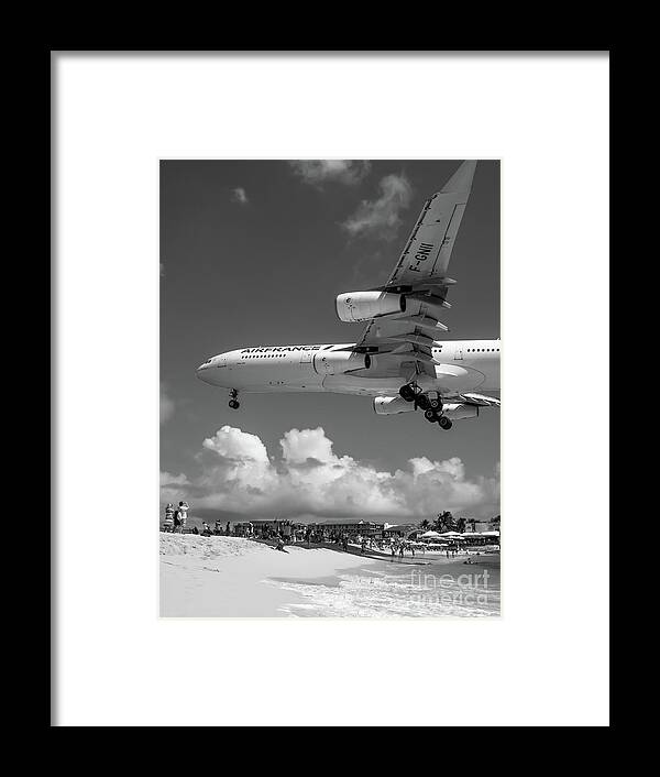 St Maarten Framed Print featuring the photograph In The Shadow Of Greatness BnW by Touch n Go