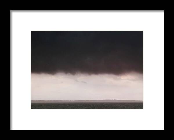 Weather Framed Print featuring the photograph In the Whale's Mouth by Ally White
