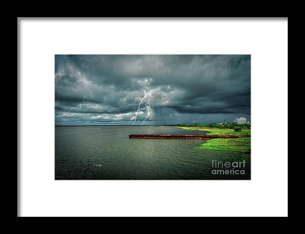 Landscapes Framed Print featuring the photograph Incoming by DB Hayes