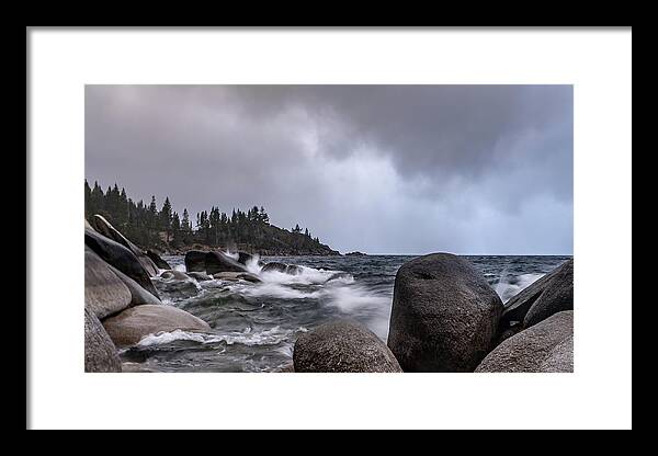 Photographs Framed Print featuring the photograph incoming Storm 5 by Martin Gollery