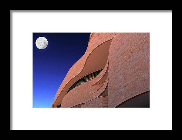 Wayne Framed Print featuring the photograph Indian Moon Mindscape by Wayne King