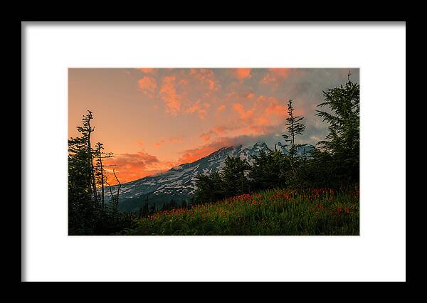 Indian Paintbrush Framed Print featuring the photograph Indian Summer by Ryan Manuel