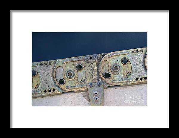 Abstract Framed Print featuring the photograph Industrial Abstract #2 by Kae Cheatham