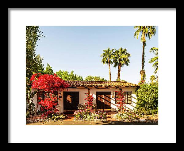 Palm Springs California Framed Print featuring the photograph Ingleside Inn Palm Springs California 4156-100 by Amyn Nasser