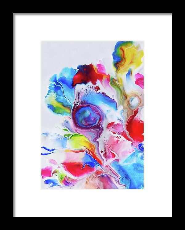 Colorful Framed Print featuring the painting Inner Eye by Deborah Erlandson