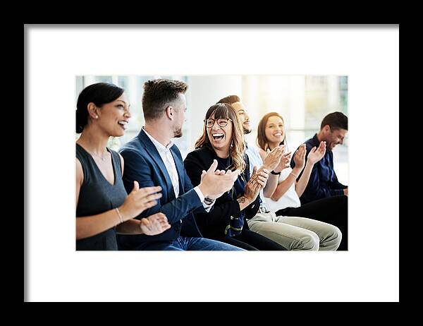 New Business Framed Print featuring the photograph Inspire your teams to keep on achieving by Mikolette