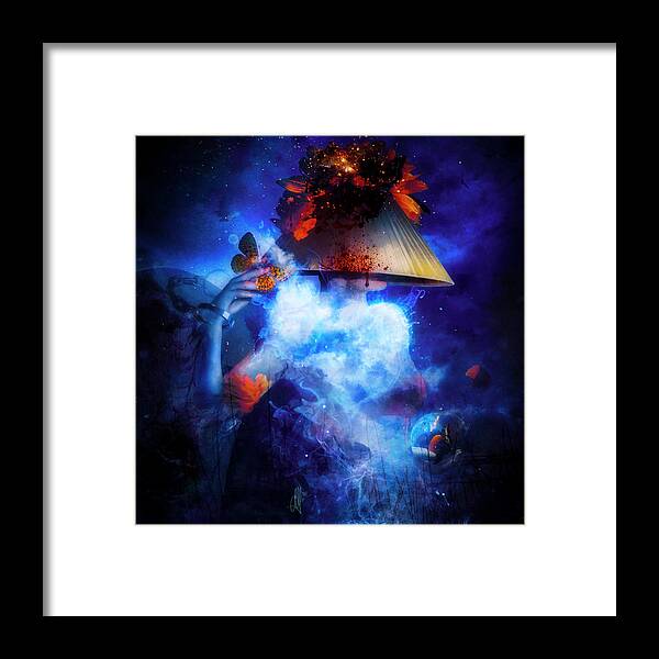 Gothic Framed Print featuring the digital art Interlude by Mario Sanchez Nevado
