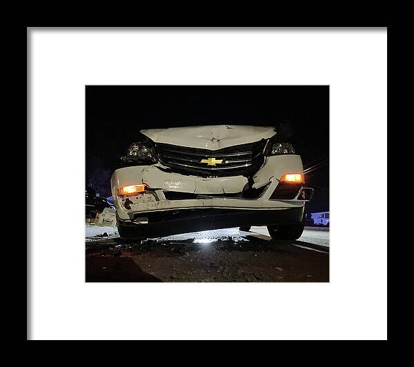 Crash Framed Print featuring the photograph Is That a Frown? by Lee Darnell