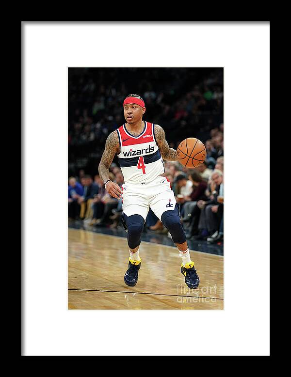 Nba Pro Basketball Framed Print featuring the photograph Isaiah Thomas by Jordan Johnson