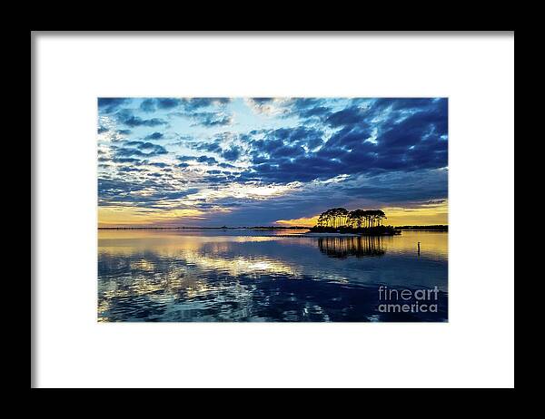 Island Framed Print featuring the photograph Island Sunset, Perdido Key, Florida by Beachtown Views