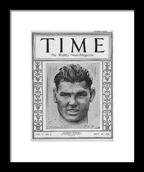 Sports Framed Print featuring the photograph Jack Dempsey by Gordon Stevenson