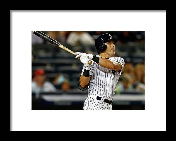 Jacoby Ellsbury Framed Print featuring the photograph Jacoby Ellsbury by Rich Schultz