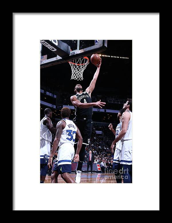 Nba Pro Basketball Framed Print featuring the photograph Jahlil Okafor by Nathaniel S. Butler
