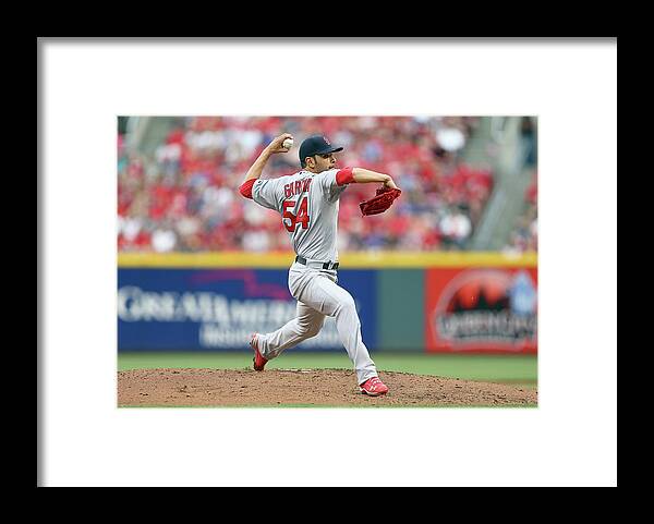 Great American Ball Park Framed Print featuring the photograph Jaime Garcia by Andy Lyons