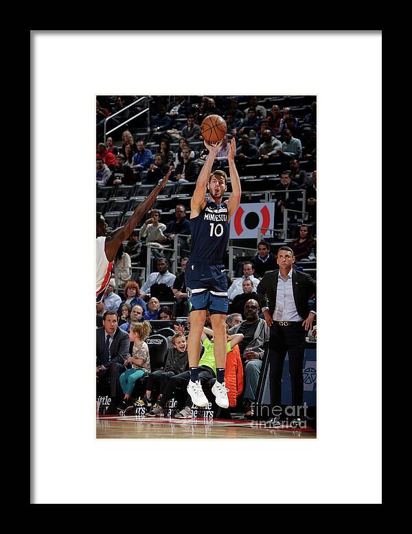 Nba Pro Basketball Framed Print featuring the photograph Jake Layman by Brian Sevald