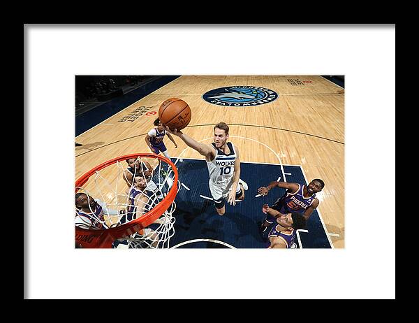 Nba Pro Basketball Framed Print featuring the photograph Jake Layman by Jordan Johnson