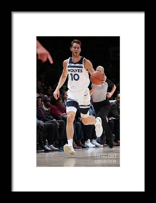 Jake Layman Framed Print featuring the photograph Jake Layman by Ned Dishman