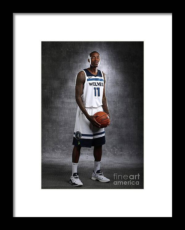 Media Day Framed Print featuring the photograph Jamal Crawford by David Sherman