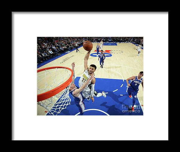 Sports Ball Framed Print featuring the photograph Jamal Murray by Jesse D. Garrabrant