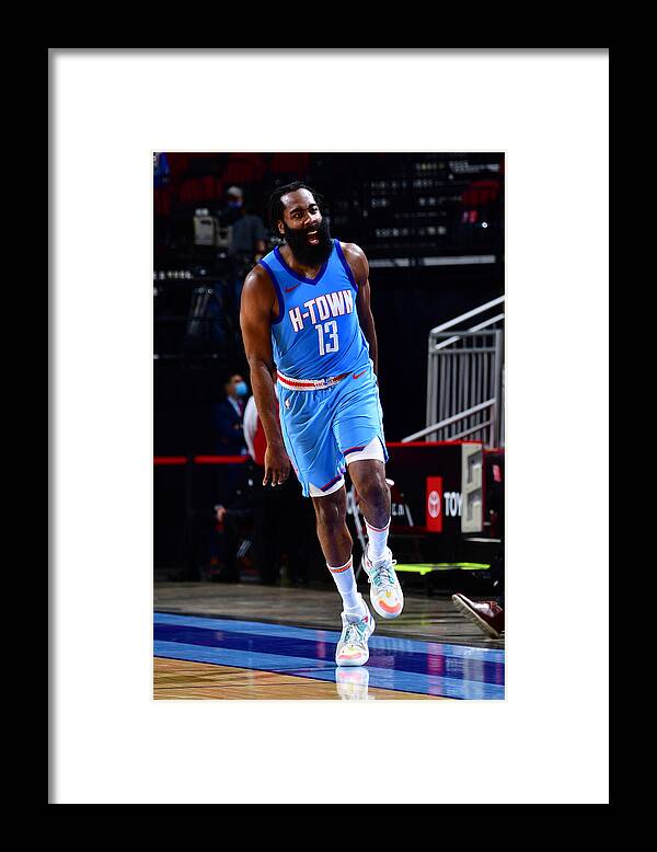 James Harden Framed Print featuring the photograph James Harden by Cato Cataldo