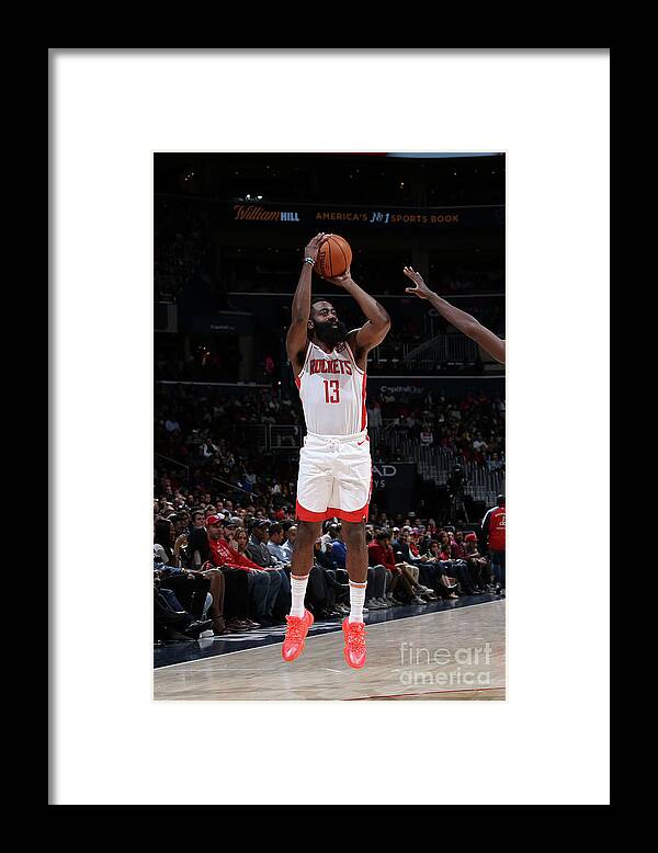 Nba Pro Basketball Framed Print featuring the photograph James Harden by Stephen Gosling