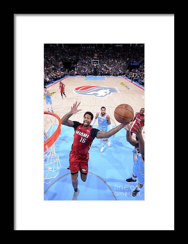 Nba Pro Basketball Framed Print featuring the photograph James Johnson by Rocky Widner