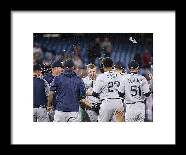People Framed Print featuring the photograph James Paxton by Tom Szczerbowski