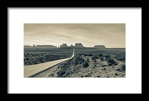 Monument Valley Framed Print featuring the photograph January 2022 Monument Valley by Alain Zarinelli