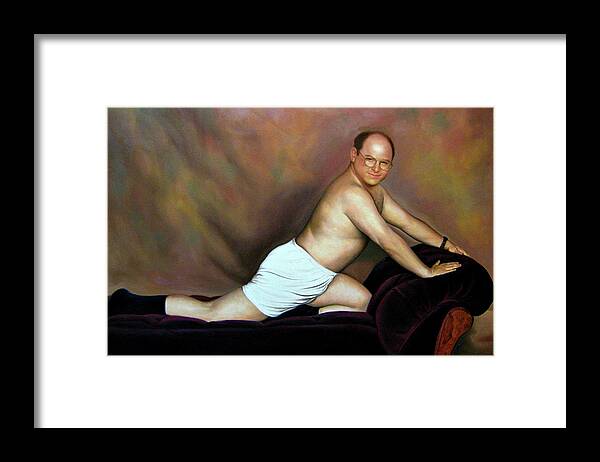 Jason Alexander Framed Print featuring the photograph Jason Alexander as George Costanza by Movie Poster Prints
