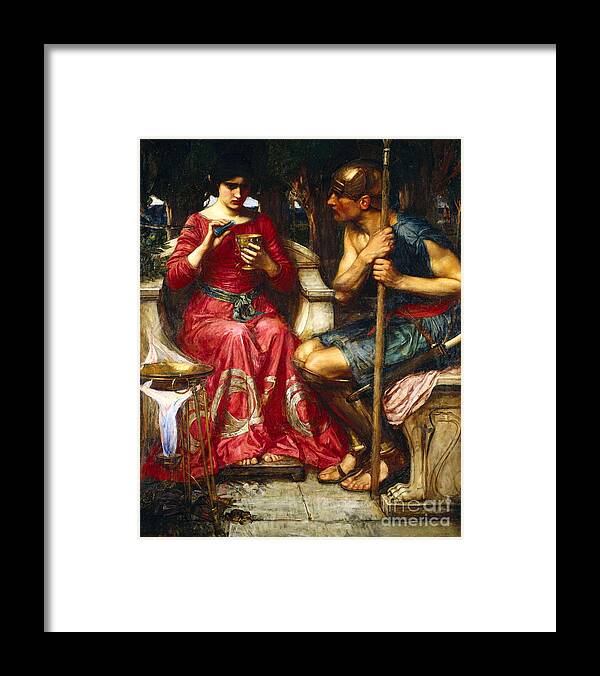 Jason And Medea Framed Print featuring the painting Jason and Medea by John William Waterhouse