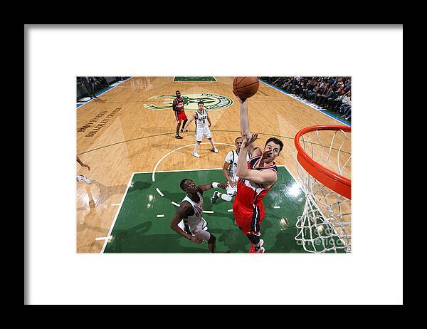 Nba Pro Basketball Framed Print featuring the photograph Jason Smith by Gary Dineen