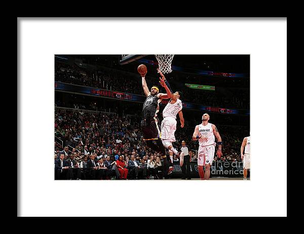 Nba Pro Basketball Framed Print featuring the photograph Javale Mcgee by Ned Dishman