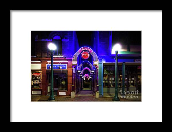 New York State Framed Print featuring the photograph Jay Street Passage by Neil Shapiro