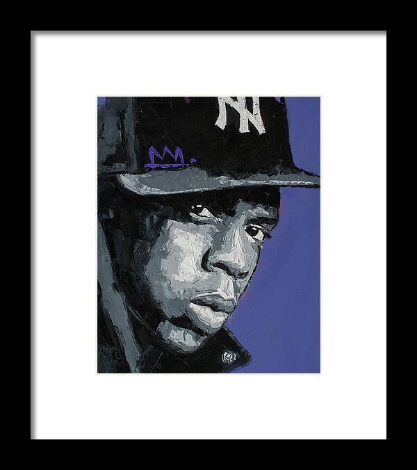 Jay Z Framed Print featuring the painting Jay Z III by Richard Day
