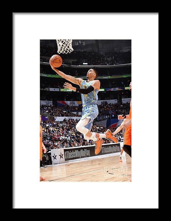 Event Framed Print featuring the photograph Jayson Tatum by Andrew D. Bernstein
