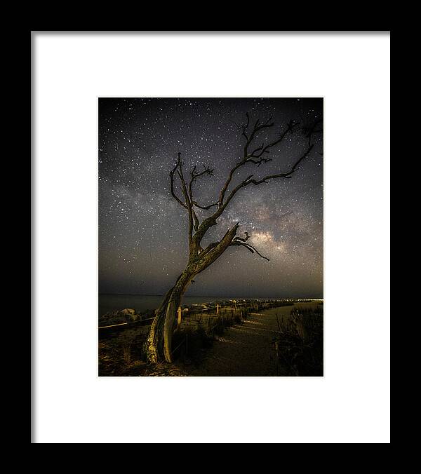 Jekyll Island Framed Print featuring the photograph Jekyll Island Night Sky by Nick Noble