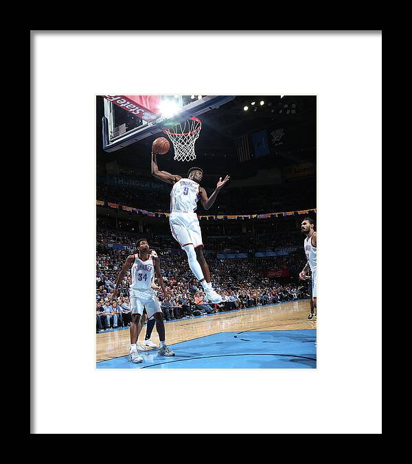 Nba Pro Basketball Framed Print featuring the photograph Jerami Grant by Layne Murdoch