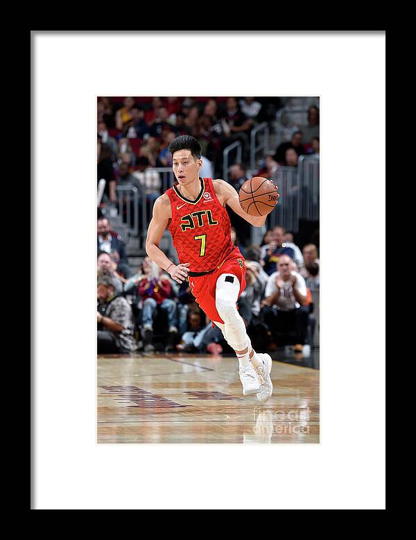 Nba Pro Basketball Framed Print featuring the photograph Jeremy Lin by David Liam Kyle