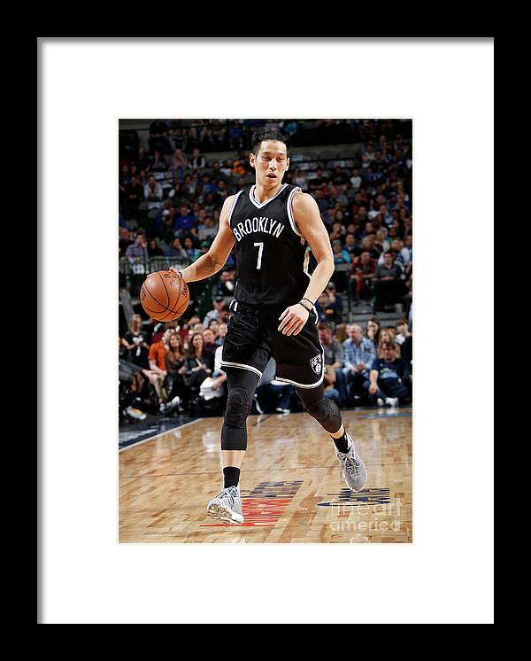 Nba Pro Basketball Framed Print featuring the photograph Jeremy Lin by Glenn James