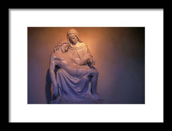 Jesus Framed Print featuring the photograph Jesus and Mary by Donna Kennedy