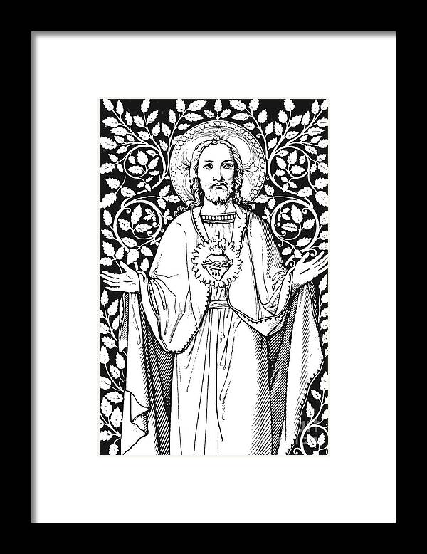 Catholic Hearts of the Holy Family Sacred Heart Immaculate Heart Drawing by  Beltschazar - Fine Art America