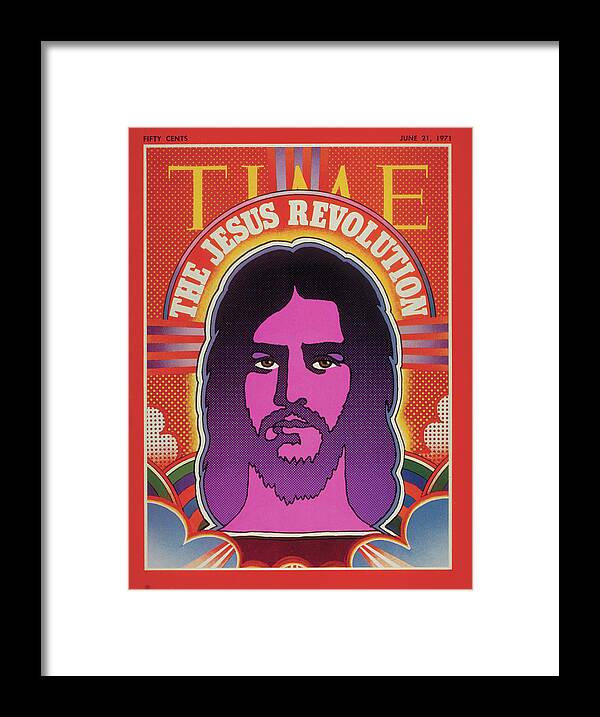 Jesus Revolution Framed Print featuring the photograph Jesus Revolution - 1971 by Stan Zagorski