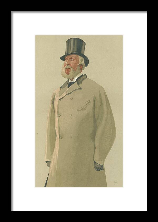 19th Century Art Framed Print featuring the relief Jim, Major-General the Hon James MacDonald by James Tissot