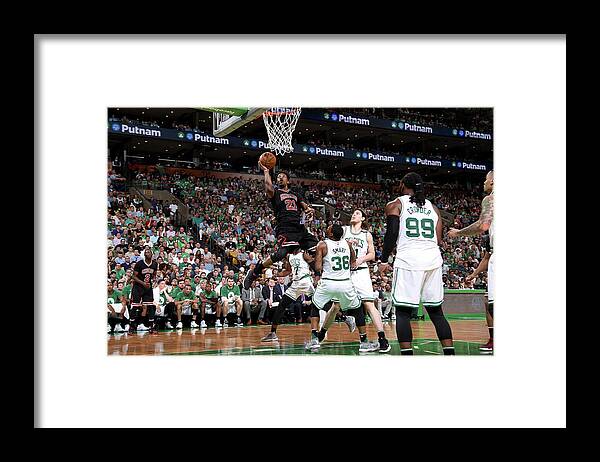 Playoffs Framed Print featuring the photograph Jimmy Butler by Brian Babineau