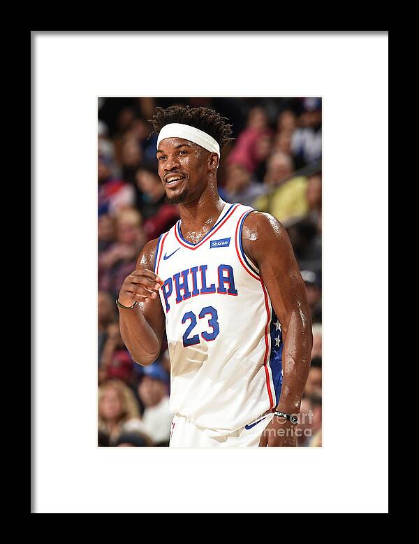 Nba Pro Basketball Framed Print featuring the photograph Jimmy Butler by David Dow