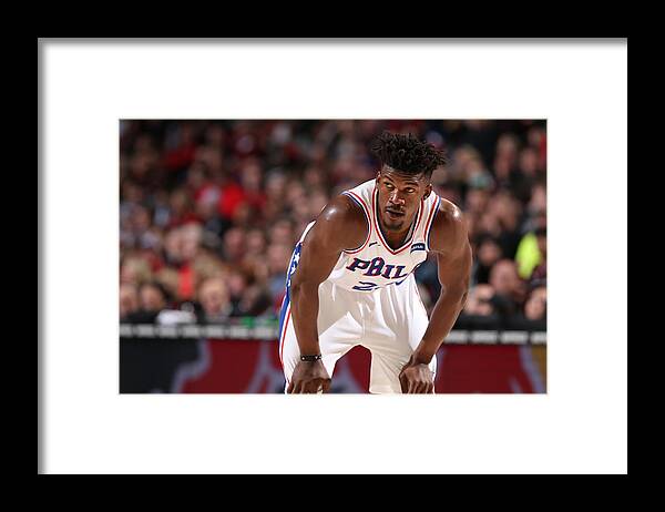 Nba Pro Basketball Framed Print featuring the photograph Jimmy Butler by Sam Forencich