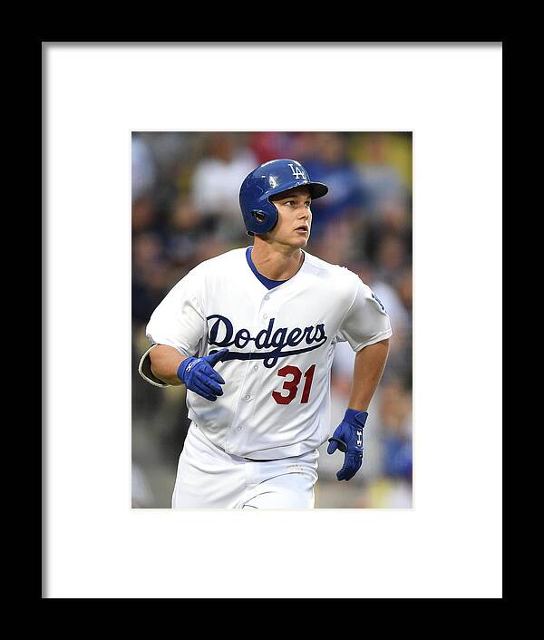 Three Quarter Length Framed Print featuring the photograph Joc Pederson by Harry How