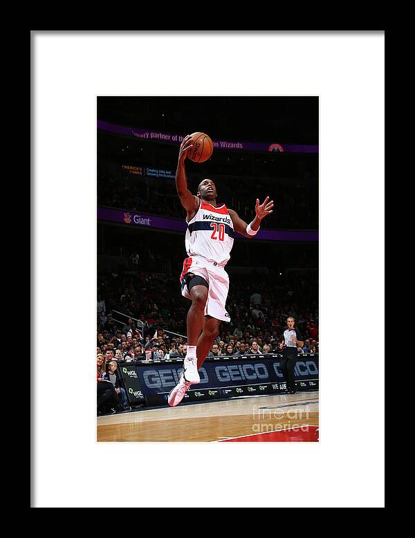 Jodie Meeks Framed Print featuring the photograph Jodie Meeks by Ned Dishman